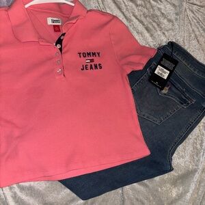 Tommy Hilfiger Kids Coral Polo Shirt